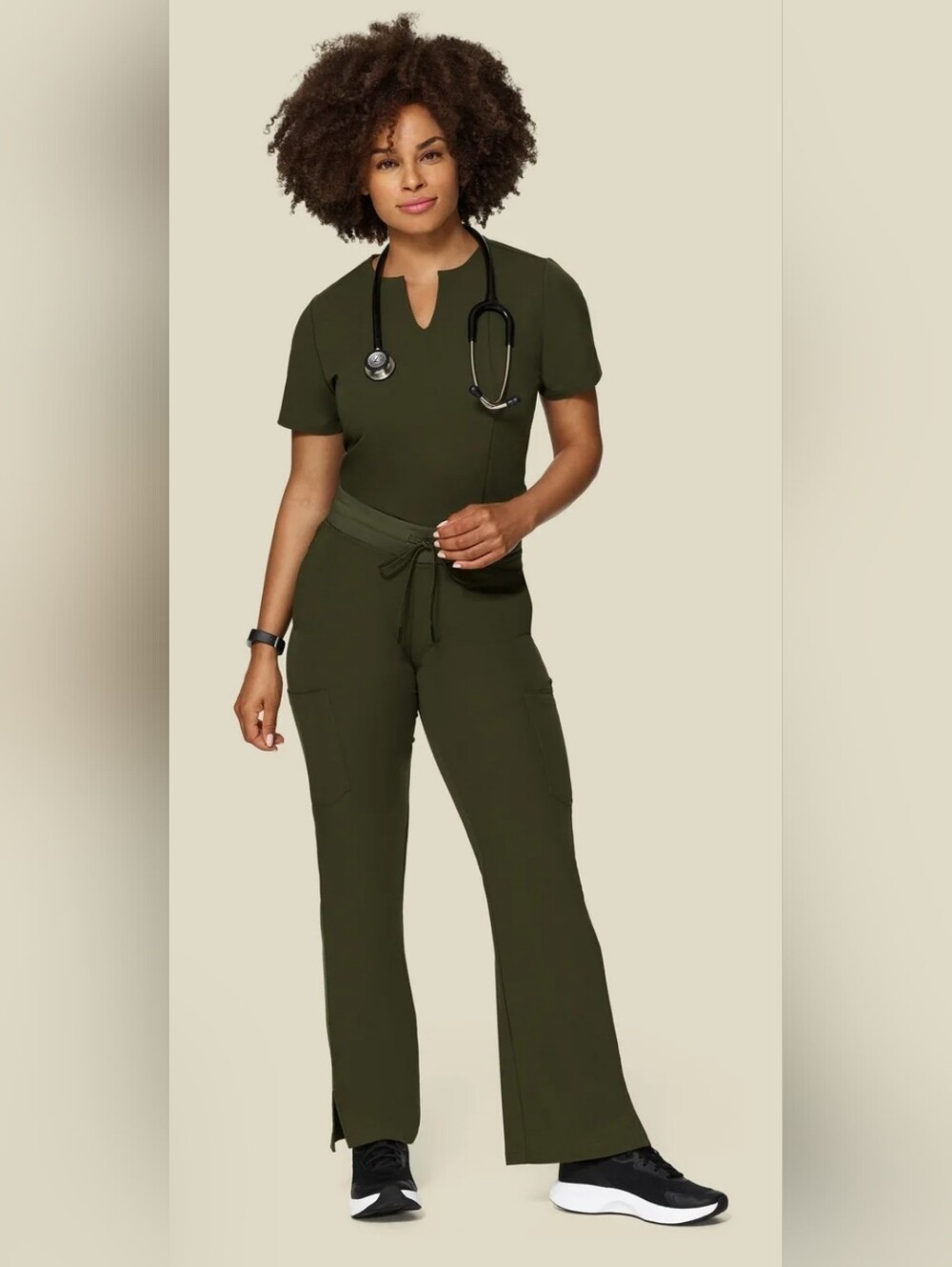 Mandala Scrub Set In Olive Med Top. Pants Sz Small